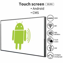 49-calowy ścienny ekran dotykowy Android / wewnętrzny wyświetlacz ścienny wideo LED