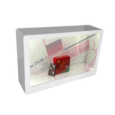 Transparent Smart Showcase LCD Show Cabinet Box do reklamy produktów