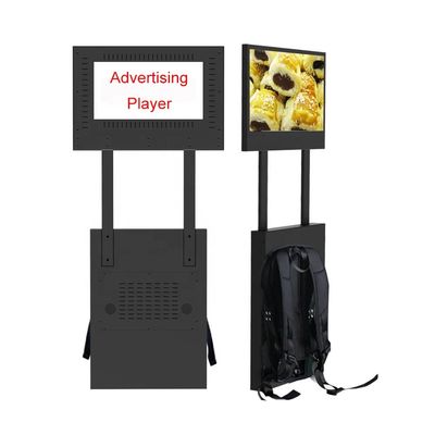 Zewnętrzny przenośny cyfrowy wyświetlacz LCD Mobile Signage 23,6 '' wandaloodporny