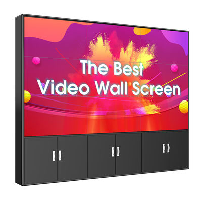 Łączenie reklam z ekranem dotykowym Wyświetlacz LCD Panele ścienne wideo 55 &quot;0,53 mm X 0,53 mm