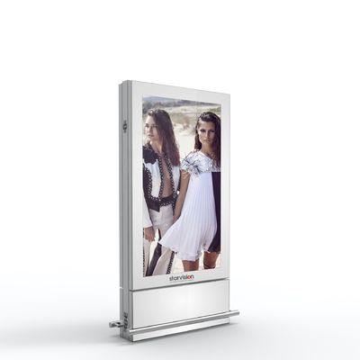 86-calowy stojak podłogowy lub montowany aluminiowy wyświetlacz odtwarzacza multimedialnego Digital Signage
