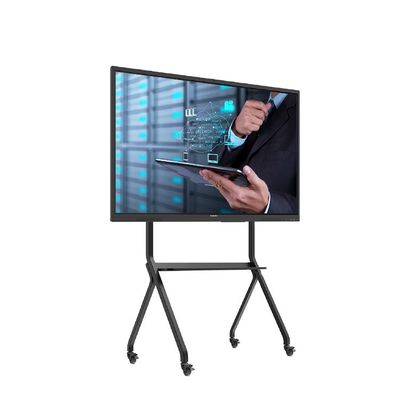 Przenośna inteligentna cyfrowa tablica z ekranem dotykowym 4k InteractiveWhiteboard Standing 300W