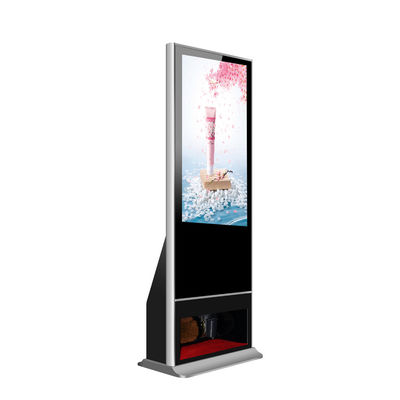 Wyświetlacz LCD z windą Digital Signage z kioskiem do czyszczenia butów